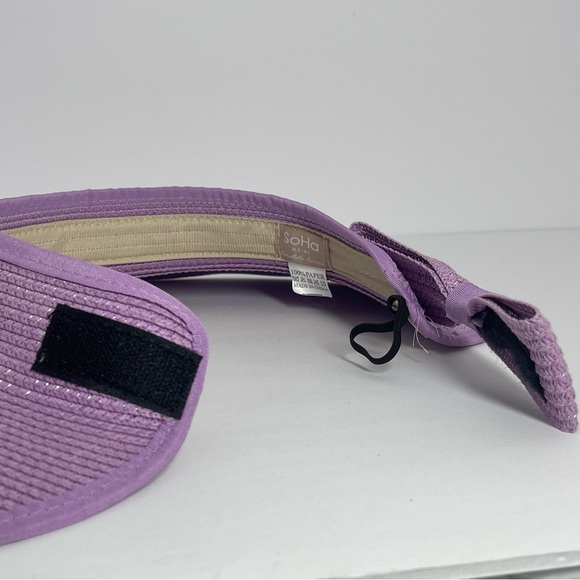 Sun Time Kids Straw Visor, Lavander - Picture 2 of 6